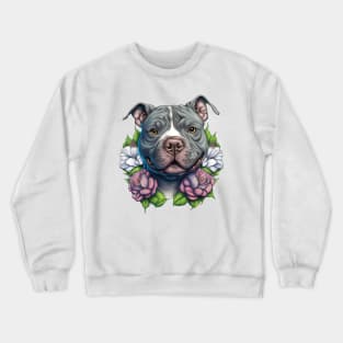 american bully dog lover Crewneck Sweatshirt